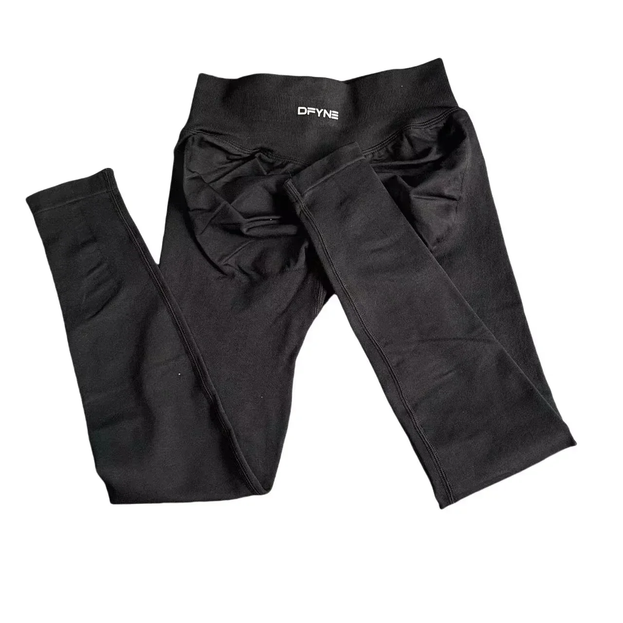 With Logo Impact Leggings for Women Scrunch Seamless Yoga Legging Low Ribbed Band Gym Sports Pants High Stretchy Fitness Tights