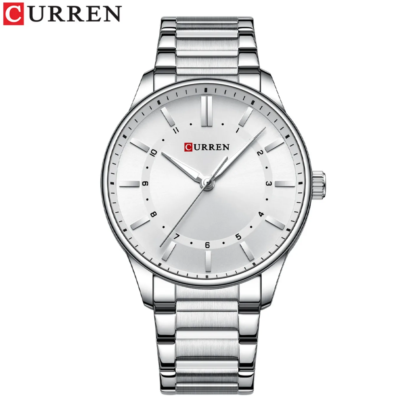 CURREN 8430 Classic Fashion Men's Quartz Watch Luminous Simple Gold Stainless Steel Business Casual Watches for Men Reloj Hombre