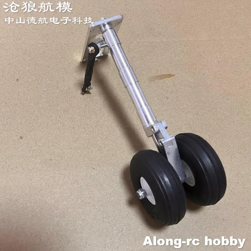 Ensemble de tour de train d'atterrissage à genoux, deux roues, amortissement avant, 116mm-216mm, avec Servo 17g, pour modèles d'avion RC, pièces d'avion à JET EDF
