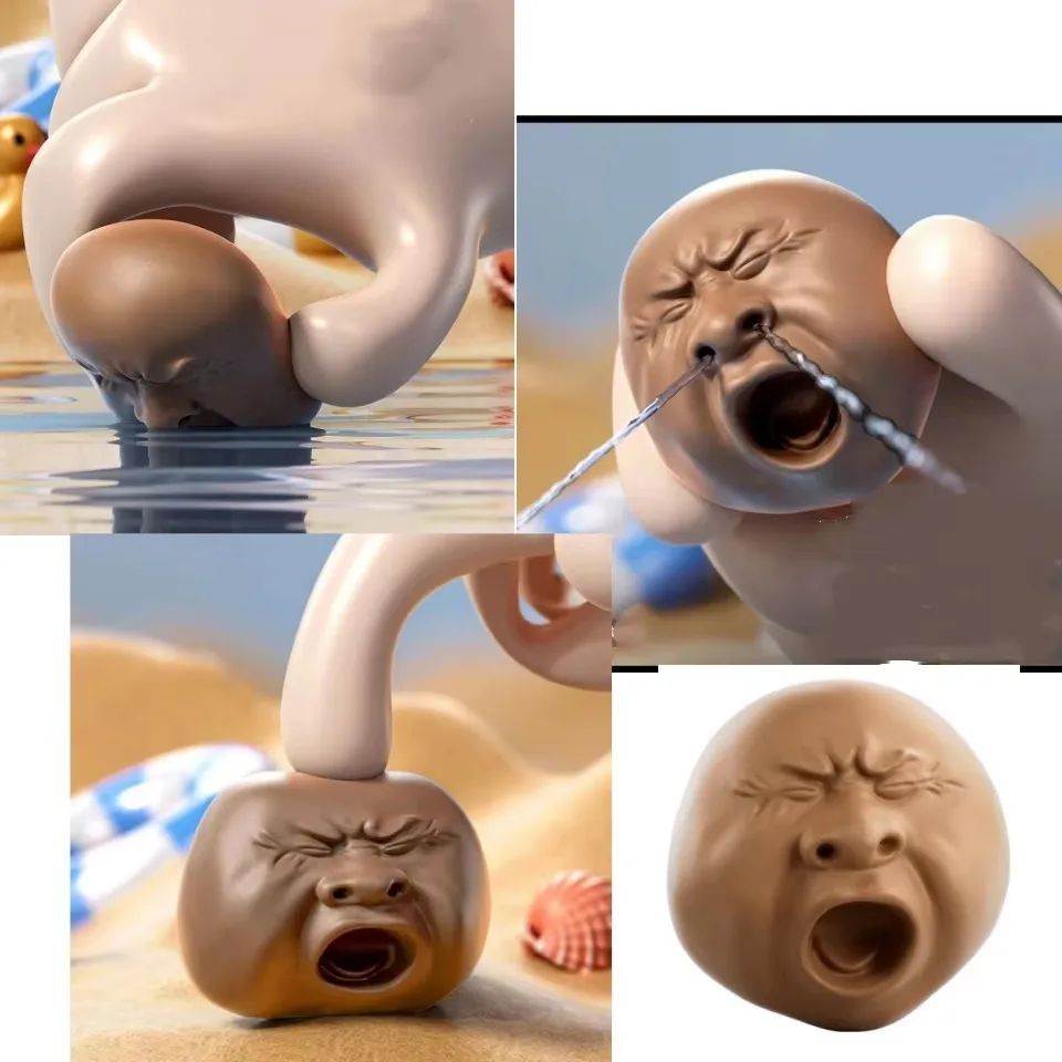 Lelijke Theepot Water-Sproinkler Thee Huisdier Speelgoed Kleine Hoofd Grappige Soaker Ornamenten voor Jongens En Meisjes Vullen Water Sproeier tuin Decor