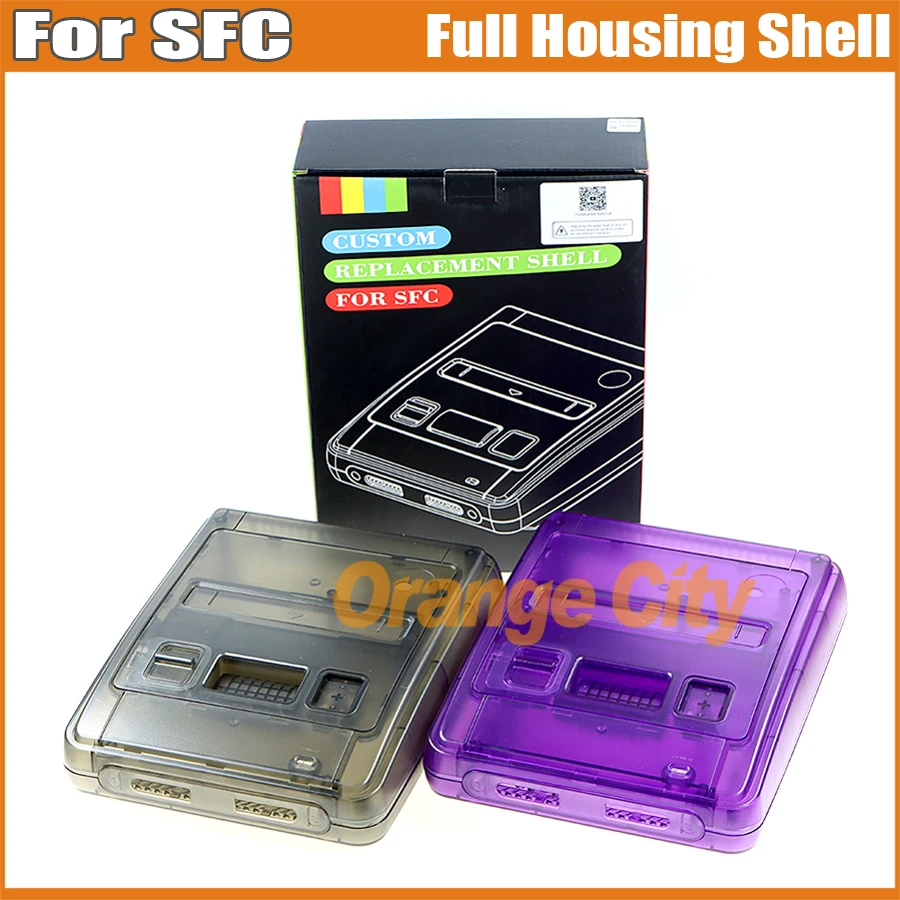 

1Set Full Housing Shell For SFC Housing Case Transparent Box For Super Famicom Replacement