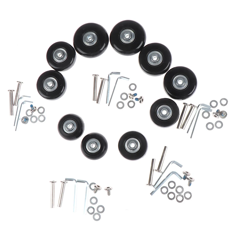 OD 40-54mm Luggage Suitcase Replacement Wheels Repair Kit Axles Deluxe