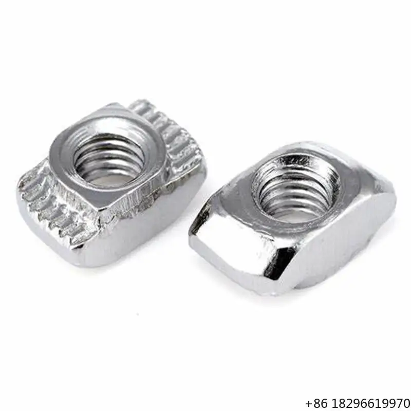 Economy M3 M4 M5 M6 M7 M8 M10 Galvanized T Slot Nut T Track Sliding 3D Printer Profile Accessory Nut
