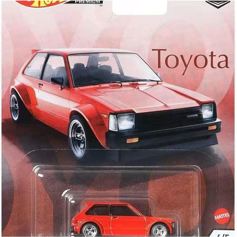 Original Hot Wheels Car Culture Series collezione classica modello di auto in lega Toyota Suit Toys for Boys Iron Bottom gomma Tire Gift