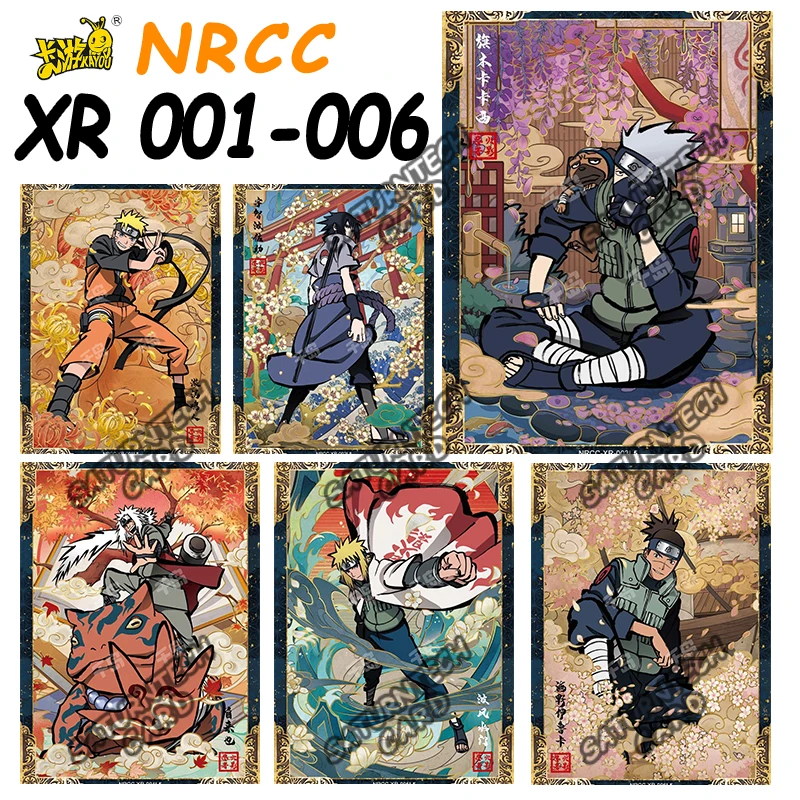 Naruto KAYOU Card XR MR SP UR PTR SSR SR R Set NRCC Ninja Age Cards Full Series N Version Sasuke Anime Collection Card Toy Gift