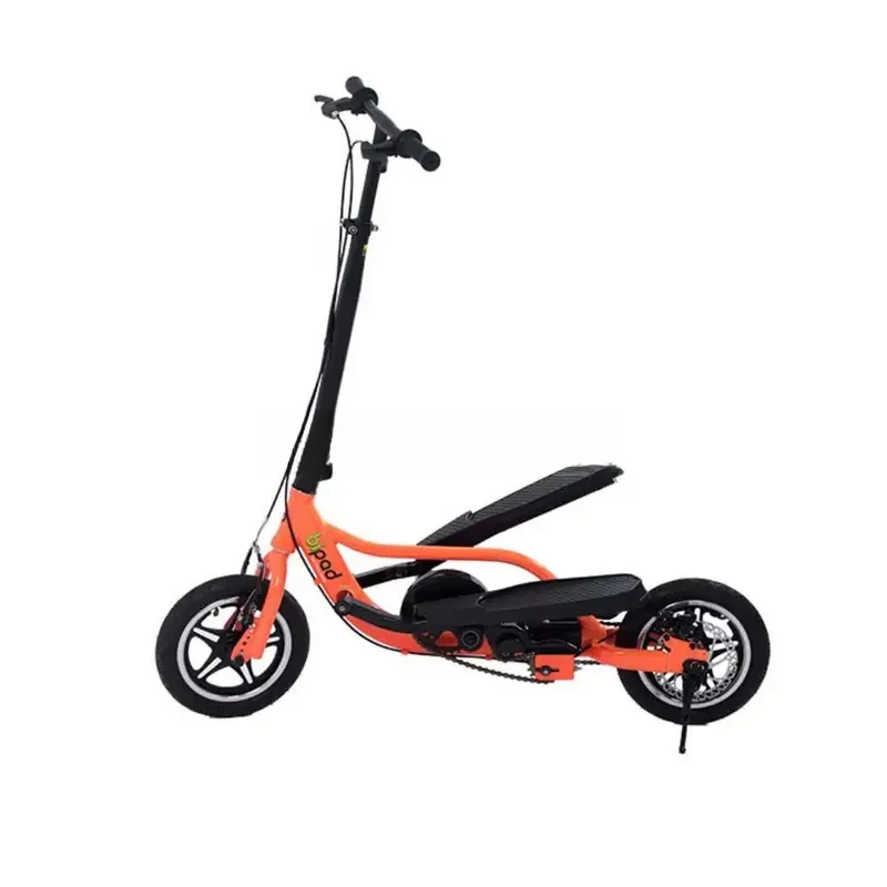 12 Inch Air Wheel Double Pedal Scooter With Aluminum Alloy Frame & Disk Brake