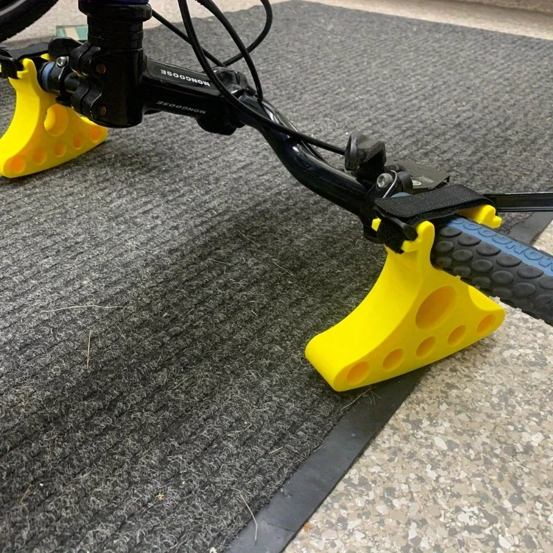 Support de guidon de réparation de vélo 2 pièces-support de réparation de vélo de montagne réglable avec conception ergonomique