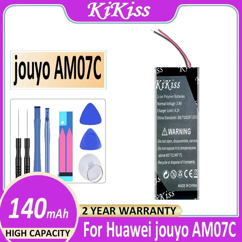 High Capacity 140Mah Premium Replacement Earphone Battery For Huawei Jouyo AM07C