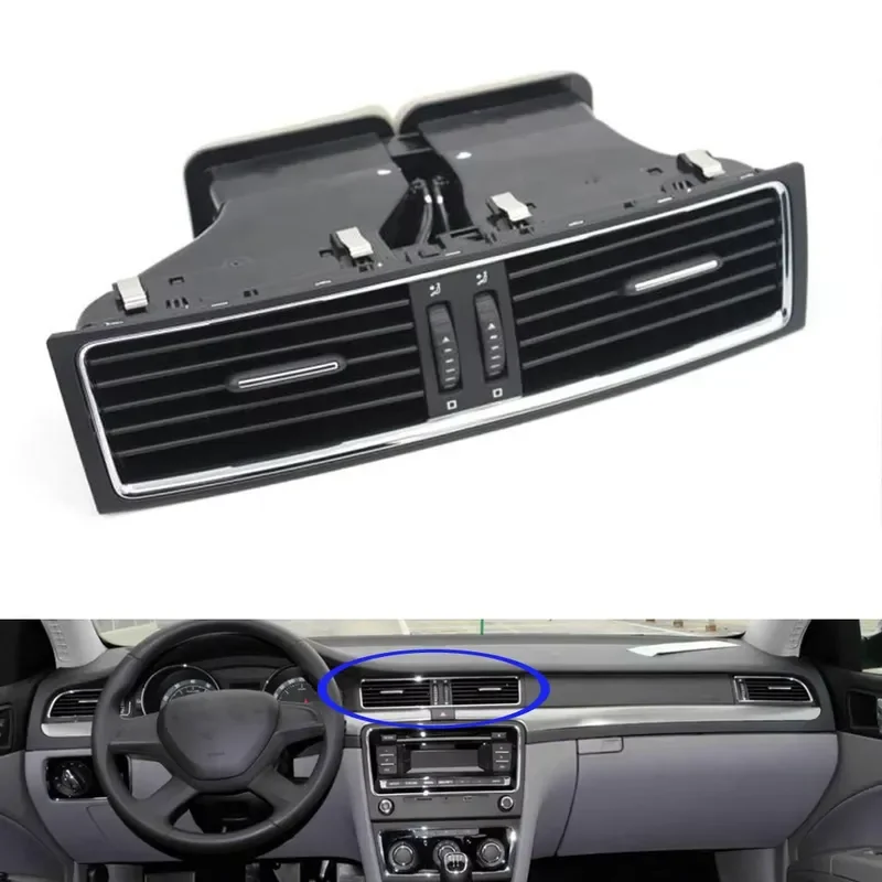 AC Air Outlet Vent Grill For Skoda Superb 2 MK2 3T 2009-2015 Dashboard Interior Trim Replacement Part 3T0820951