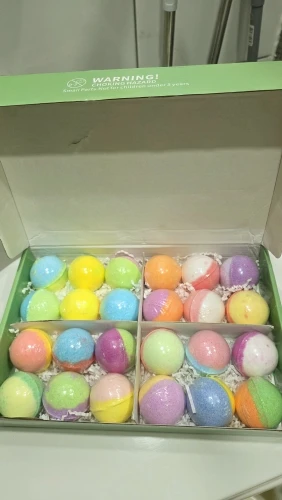 Bath Bombs for Kids with Surprise Inside, 24 Pack Kids Bath Bombs Gift Set, Natural Organic Kids Bubble Bath Fizzy for Girls Boy photo review