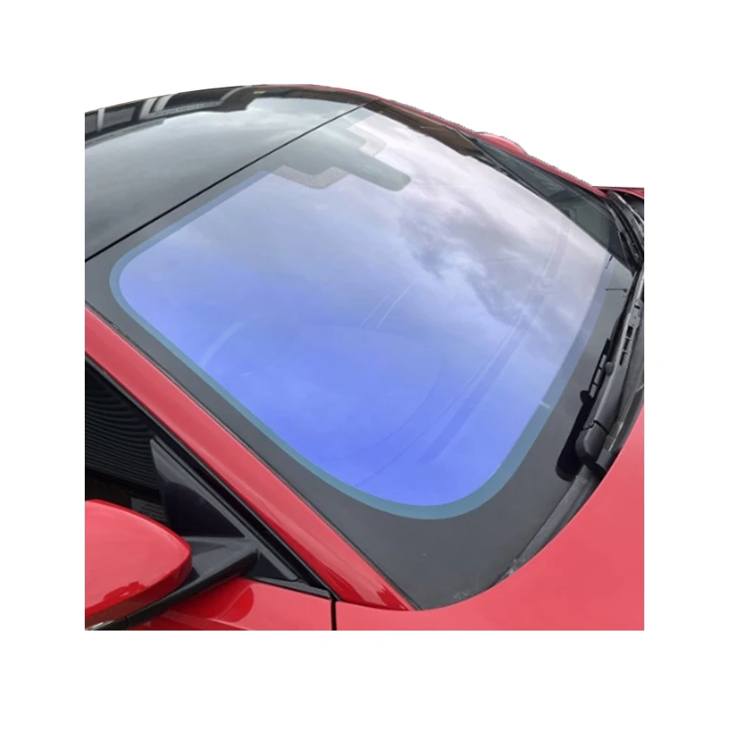 

Тонировка окон автомобиля с оттенком хамелеона Фиолетовая оконная пленка VLT100% Радуга Хамелеон Тонировочные пленки для окон автомобиля