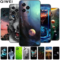 For Honor 200 Lite Case Animlas Painted Cool Silicon Black Soft Bumper for Honor 200Lite Phone Cases Wolf Cartoon TPU Shells Bag