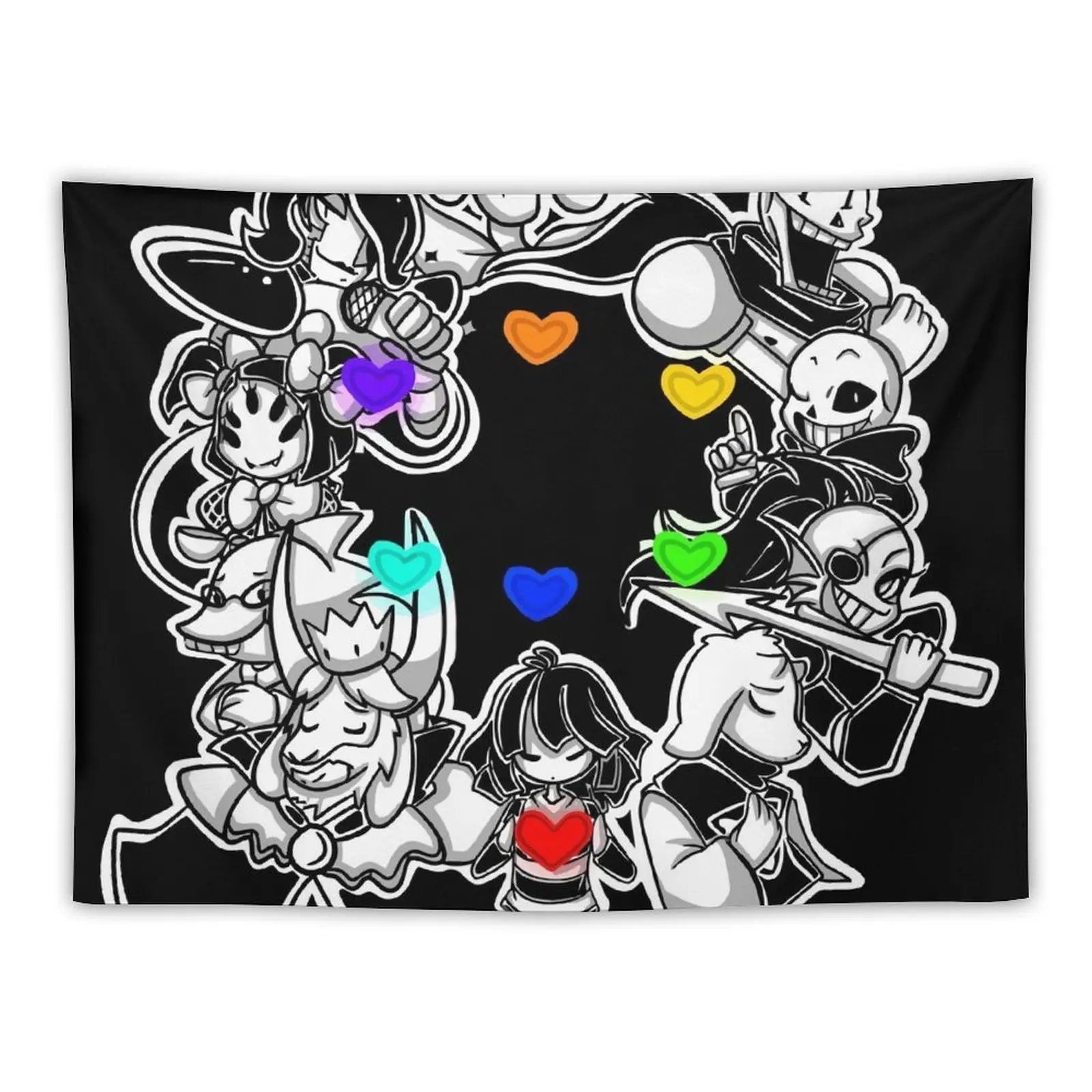 

Undertale Tapestry Bathroom Decor Wall Deco Wall Hanging Wall Wallpaper Bedroom