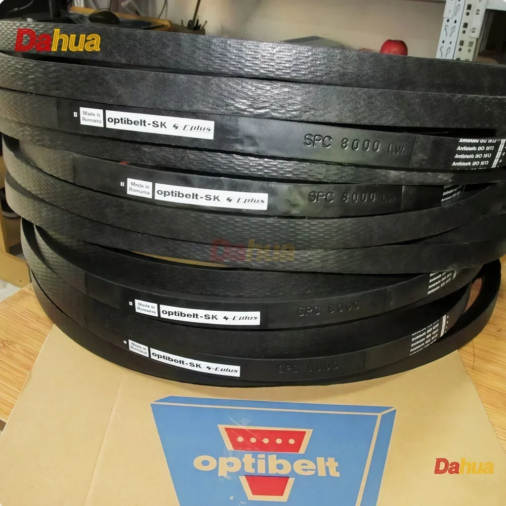 Genuine Optibelt SPC V-Belt Wedge Drive Belt 2000LW-12500LW Oil Heat Resistant Heavy Duty Industrial Transmission Belt for Motor