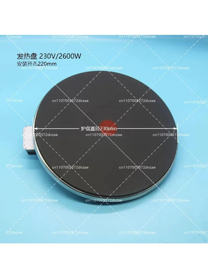 Commercial Electric Flat Top Griddle 6 Burner 2600W 2000W Heavy Duty Heating Plate
