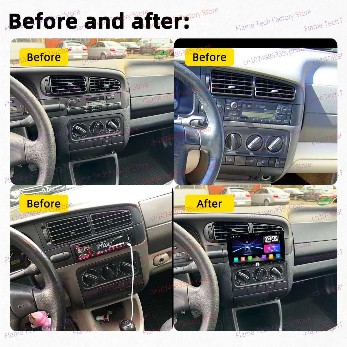 For VW Volkswagen Vento 1992-1998 9