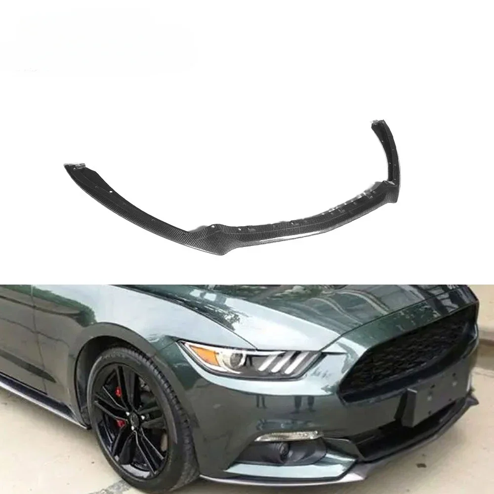 

Carbon Fiber Front Chin Lip Splitter for Ford Mustang GT Coupe 2-Door 15-17 (fits: Mustang)