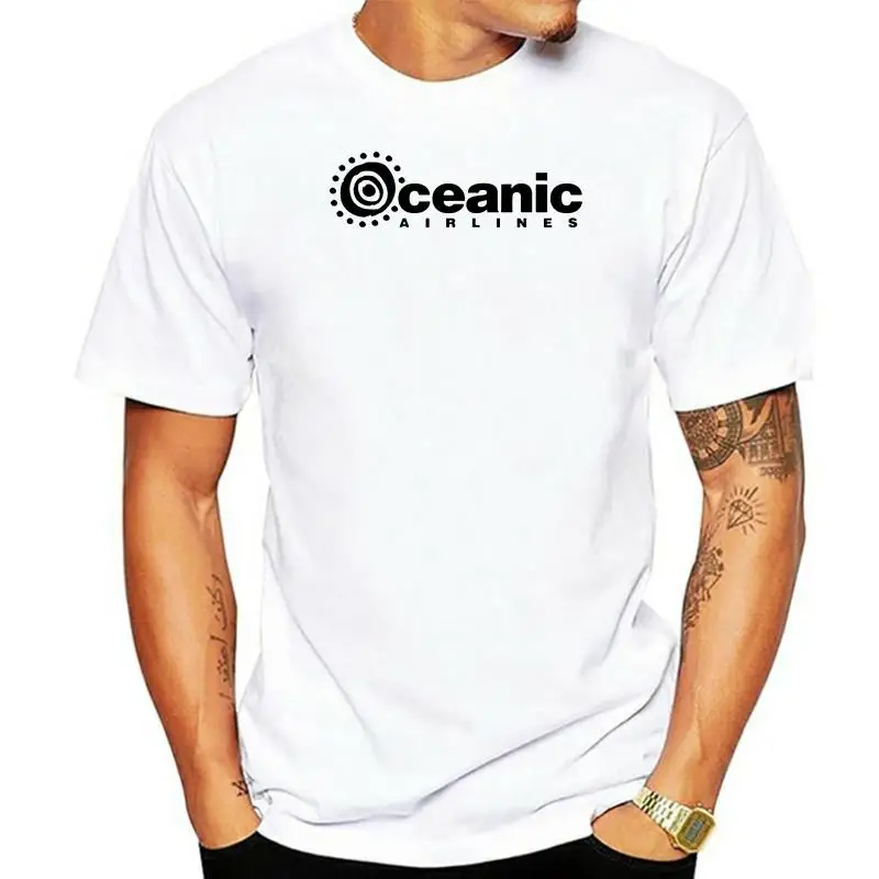 Hot Sale Fashion OCEANIC AIRLINES LOST TV SERIES NOVELTY BNWT ADULT T SHIRT S-XXXL PERSONALISED Casual Tee Shirts