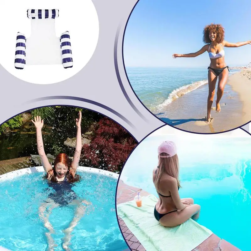 أرجوحة مائية كرسي قابل للنفخ عائم للسباحة، حلقة سباحة على البحر، لعبة حفلة حمام السباحة، سرير صالة لإكسسوارات السباحة