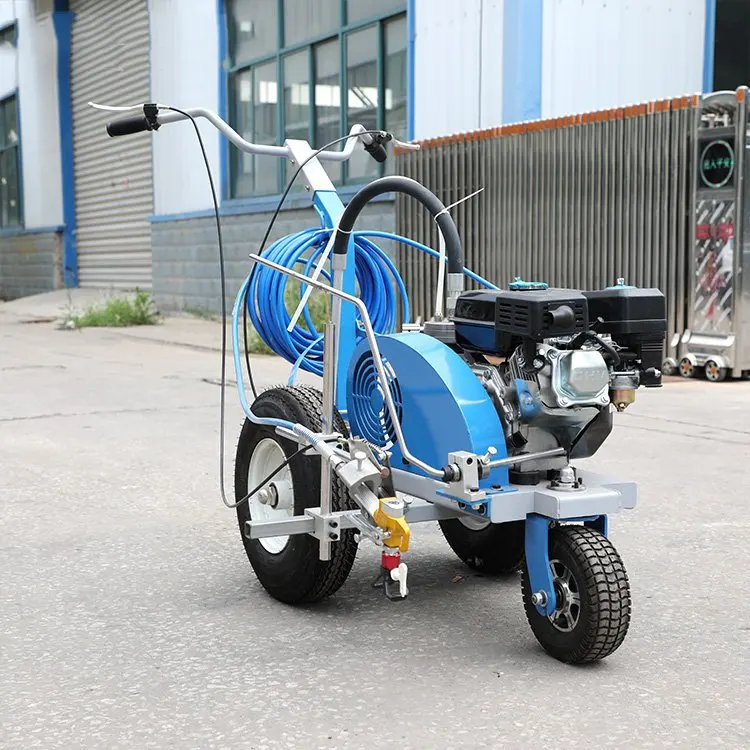 Hand Push Cold Paint Spray Road Marking Machine Line Machine Striper for Urban Road Marking
