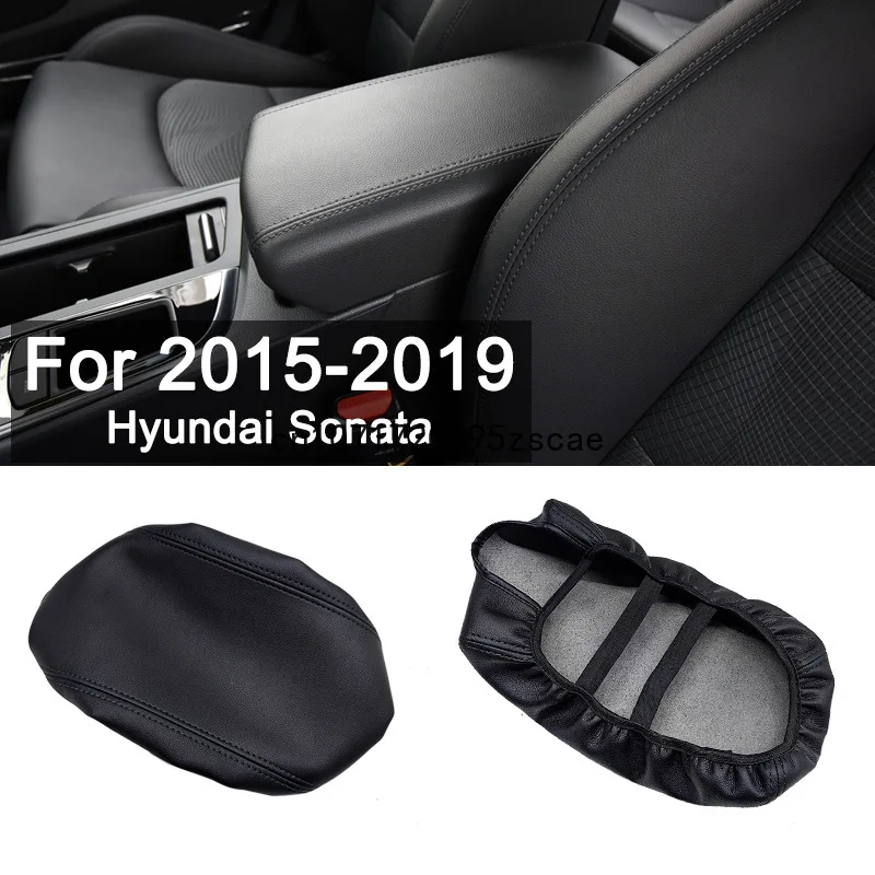 for 2015-2016 2017 2018 2019 Hyundai Sonata Car Center Console Arm Rest Protection Cushion Armrests Storage Box Cover Pad