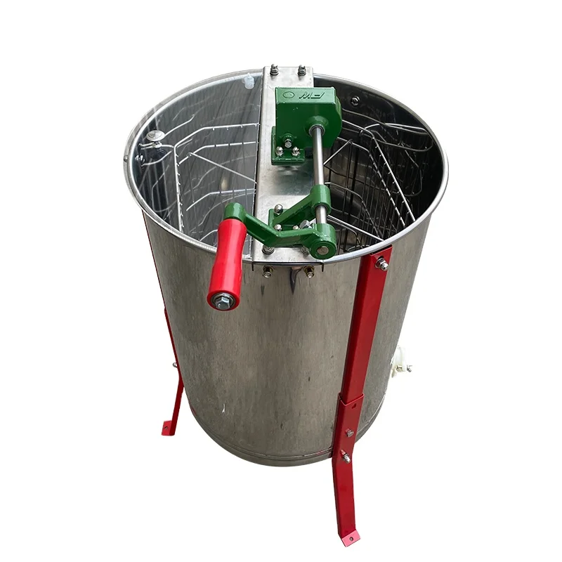 Hot Sale High Quality Manual Honey Extractor With Strong Braking Component Beekeeping Equipment