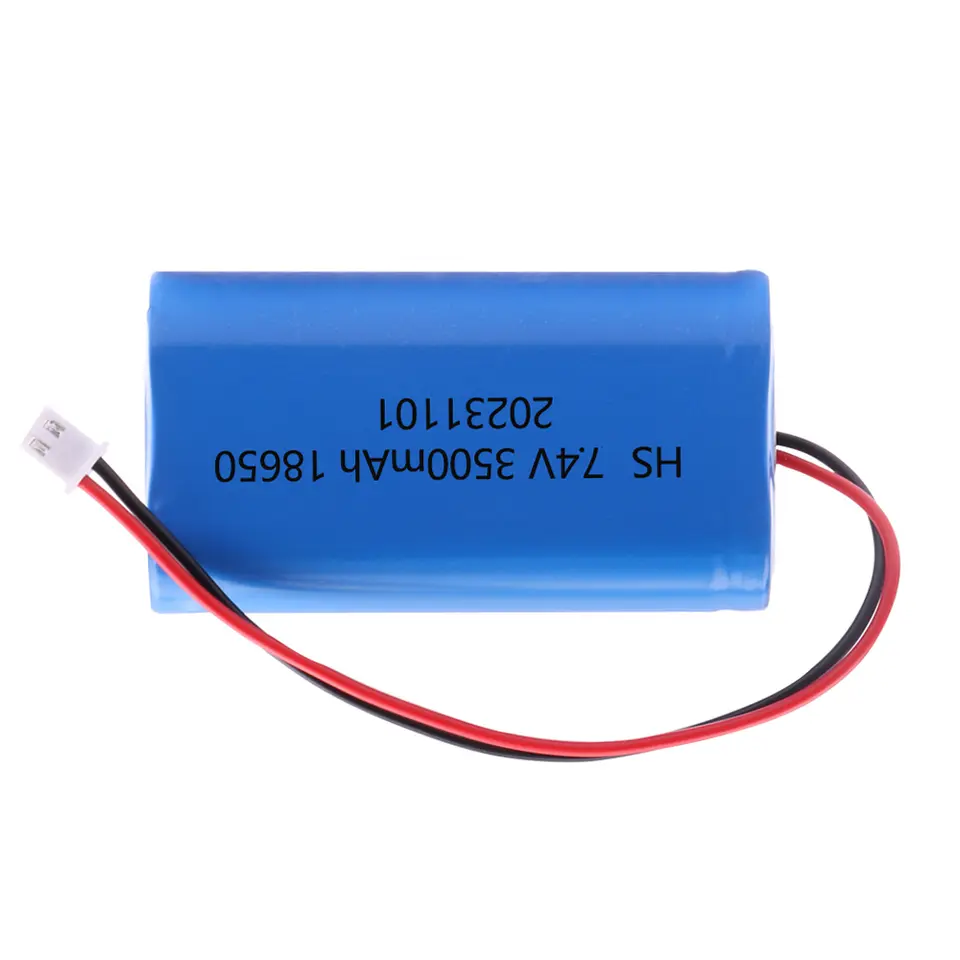 حزمة بطارية 7.4V 18650 2S حزم بطاريات Lifepo4 1500mah 3000mah 3500mah 4000mah بطارية قابلة لإعادة الشحن مع قابس - 5
