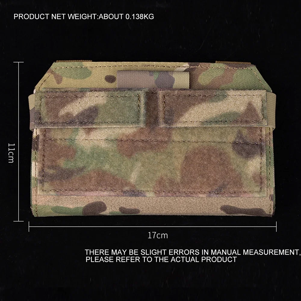 Sport Chest Rig Phone Navigation Board Foldable Hunting Vest Front Panel Map Holder Carrier Bag Outdoor Admin Molle Pouch