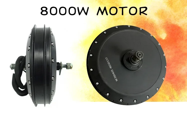 

Instantaneous Power 85km/h36v-96v8000w Electric Bike Hub Motor Ebike Conversion 8000w Electric Bicycle Kit