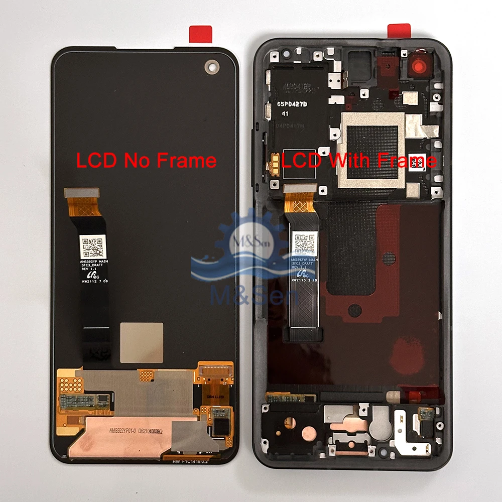 5.9'' AMOLED Original For Asus Zenfone 9 9Z LCD AI2202 Display Screen Touch Digitizer Frame For ASUS Zenfone 10 10z  AI2302