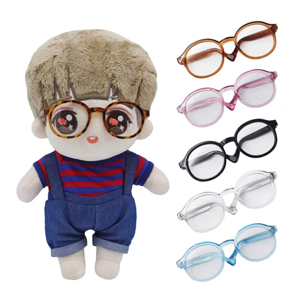 6.5cm 9cm Doll Glasses Cute Plastic Glasses Toy Glasses Accessories for 15cm Labubu 60cm 1/3 BJD Dolls 20cm Doll