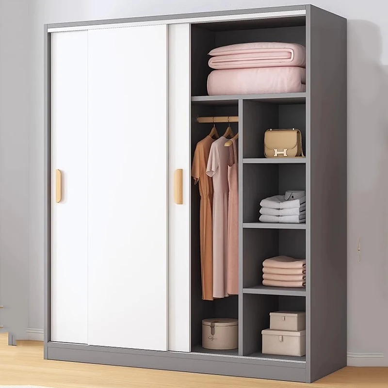 

Open Fabric Wardrobe Modern Shelves Display Living Room Bedroom Organizer Storage Closet Partitions Ropero Trendy Furniture