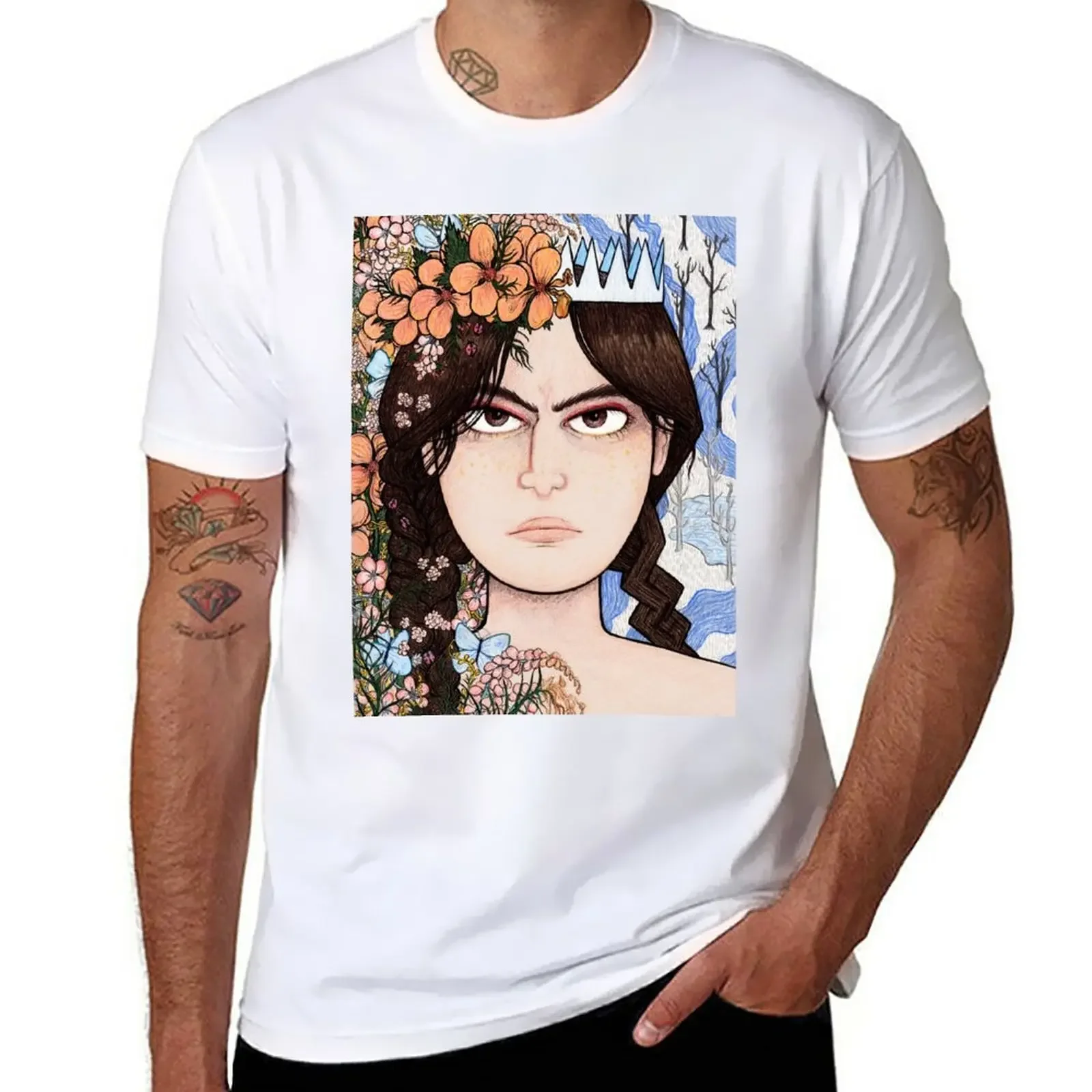 New Core And Persephone T-Shirt summer top custom t shirt plus size clothes boys whites compression shirt men