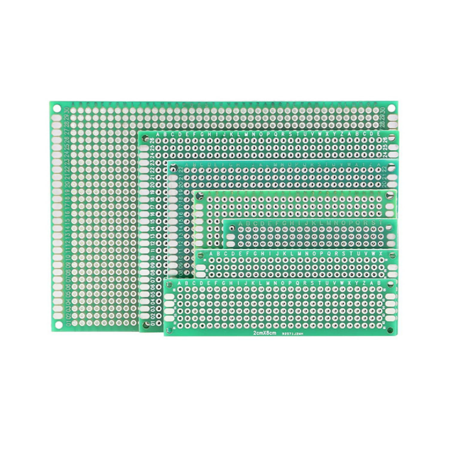 Double-Sided HASL 3*7cm 1.6mm Fiberboard PCB Board Experiment Board 2.54mm Hole Board