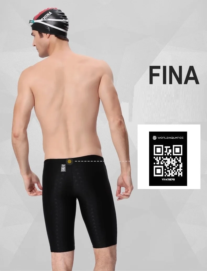 Yingfa FINA-zugelassener schneller Badehose für Jungen, professioneller Renn-Schwimmstörsender für Jugendliche für Training und Wettkampf – Detail 2