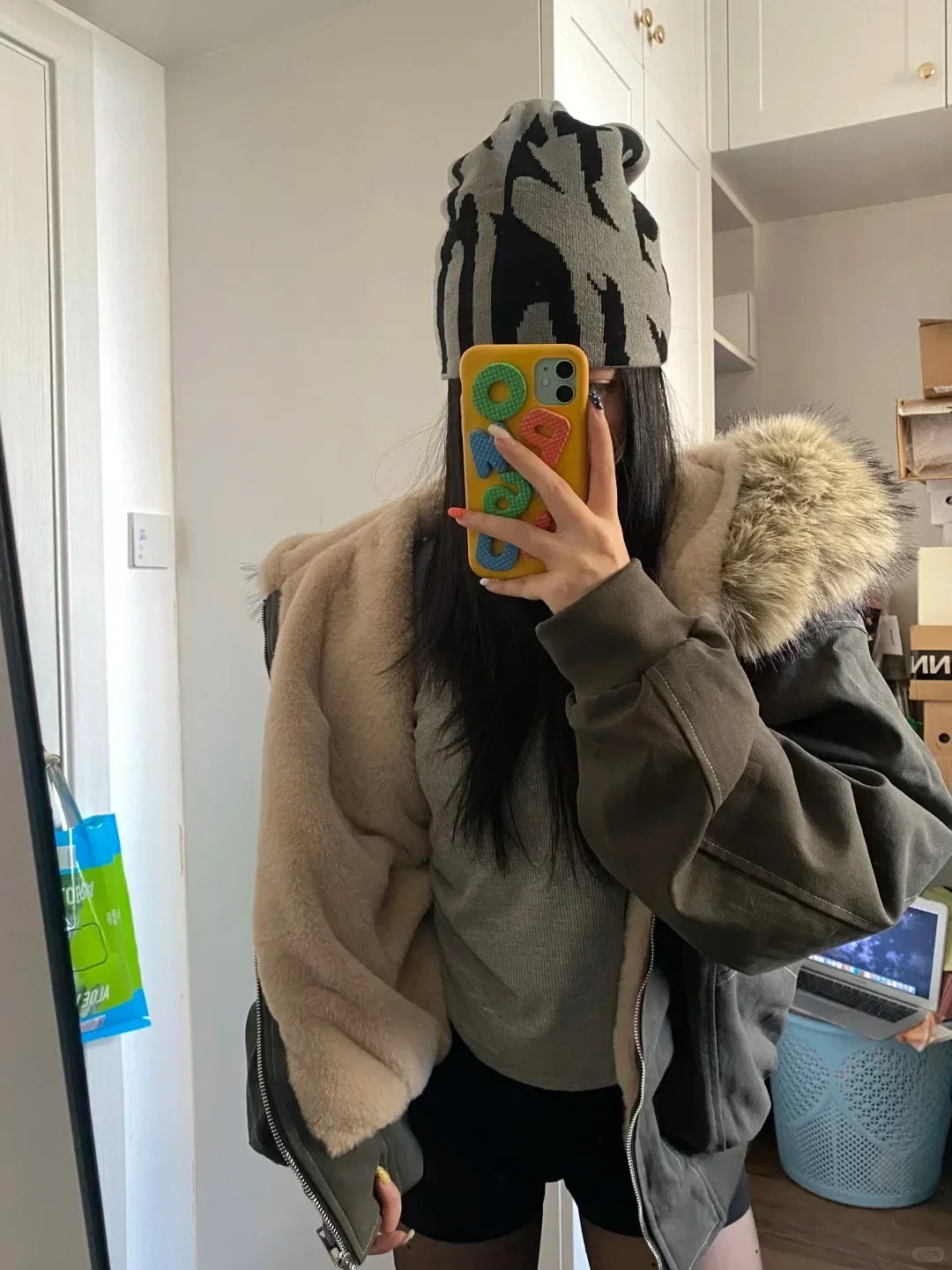 

Ретро сафари парки пальто с капюшоном женские куртки на молнии женские Harajuku повседневная уличная одежда гранж толстовки Y2k с воротником-стойкой