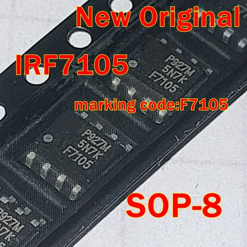 

1pcs to 100pcs IRF7105TRPBF IRF7105PBF IRF7105 marking code:F7105 SOP-8 New Original Advanced Process Technology
