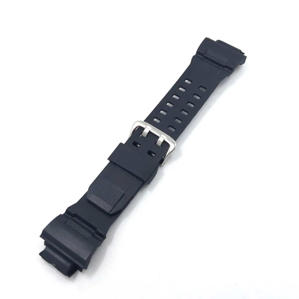 

Easy to Change Black PU Watch Band Comfortable Replacement Strap for Men Women Durable Stylish Accessory for All Attires