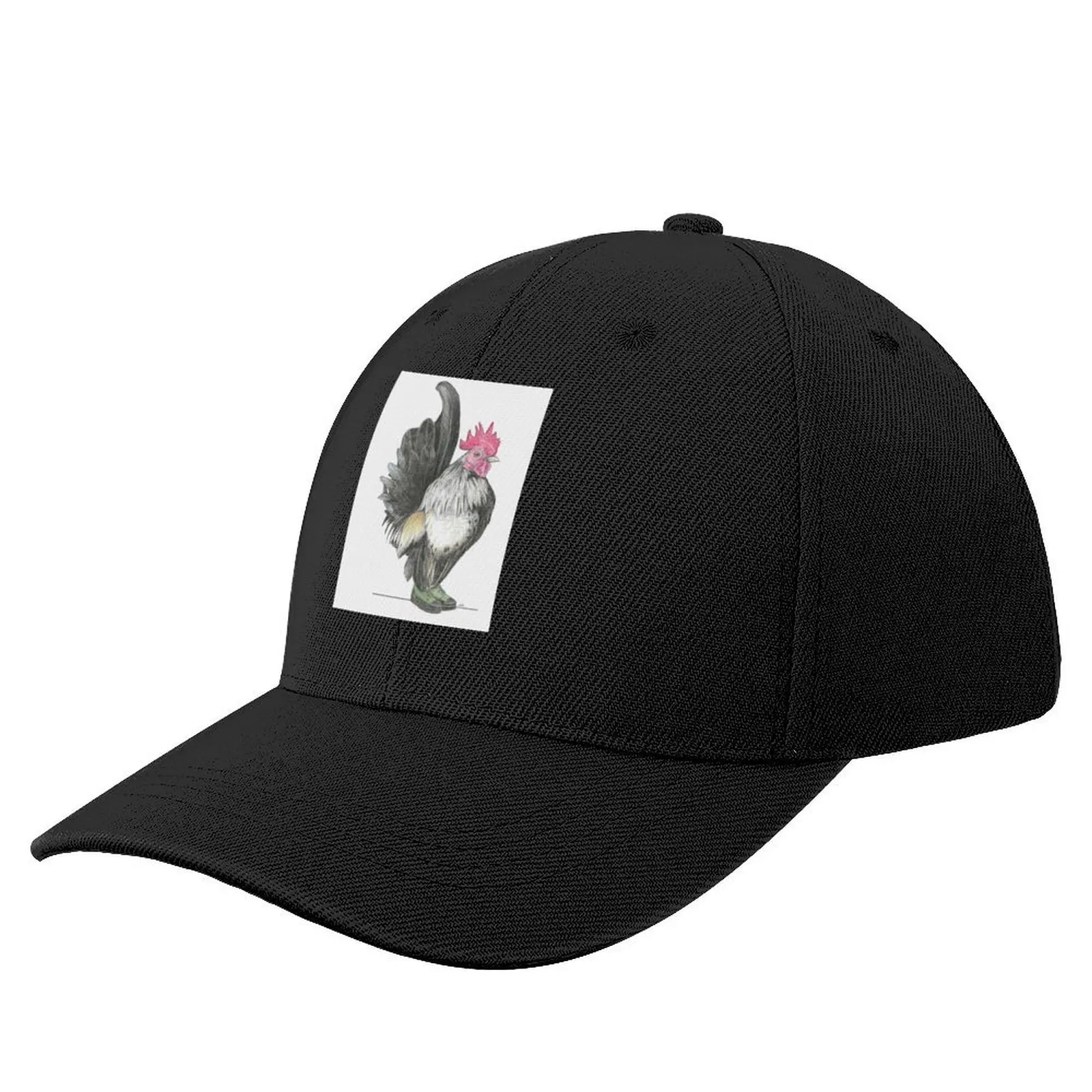 Serama Rooster in Malaysian Jungle Boots Baseball Cap Sunhat Hip Hop party Hat For Women Men's