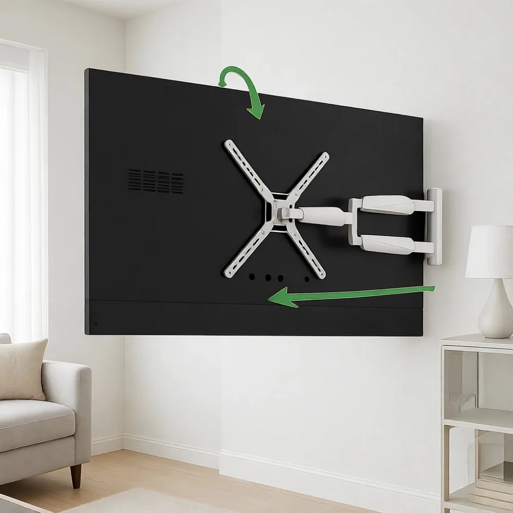 

Длинное выдвижное настенное крепление для телевизоров с полным диапазоном движения, для экранов от 13 до 65 дюймов, выдерживает до 35 кг