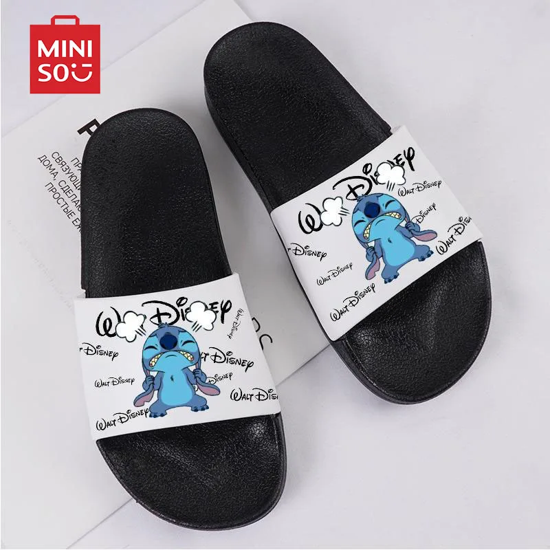 

Kawaii Disney Anime Slippers Cute Stitch Cartoon Soft Not Easily Deformed Indoor Outdoor Comfort and Anti Slip Gifts for Girls