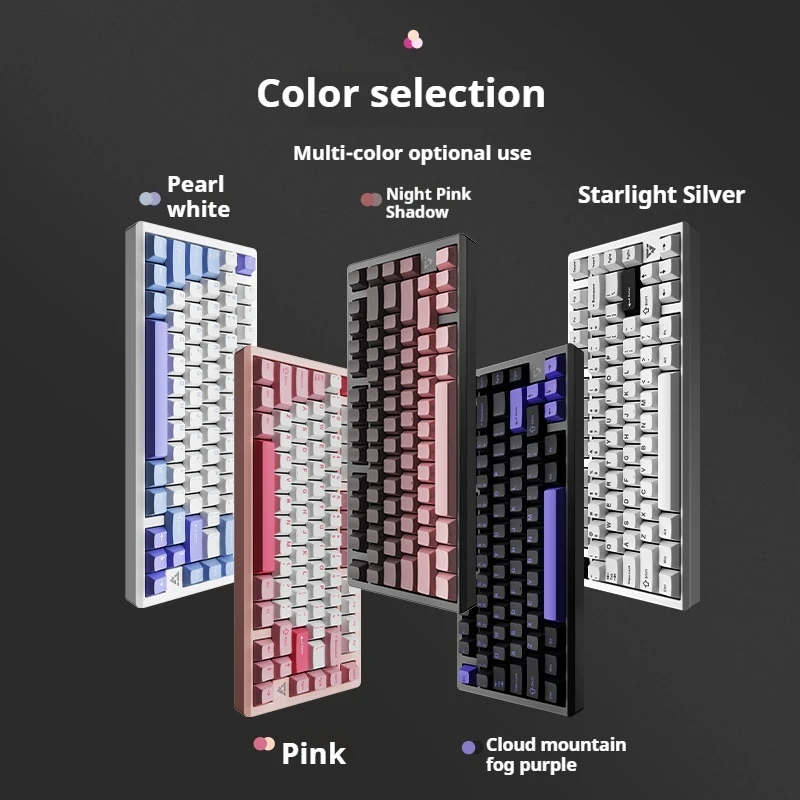 New Vxe75 V2 Customization Durable Mechanical Cool Keyboard Pure Cnc Aluminum Gasket Structure Hot Plug Wireless Birthday Gift