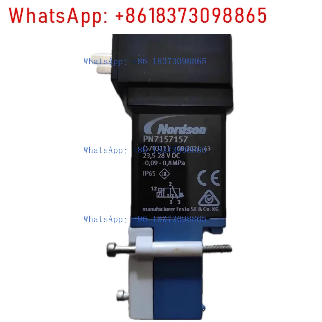 

Nordson solenoid valve PN7157157 hot melt adhesive machine solenoid valve 7157157 460246