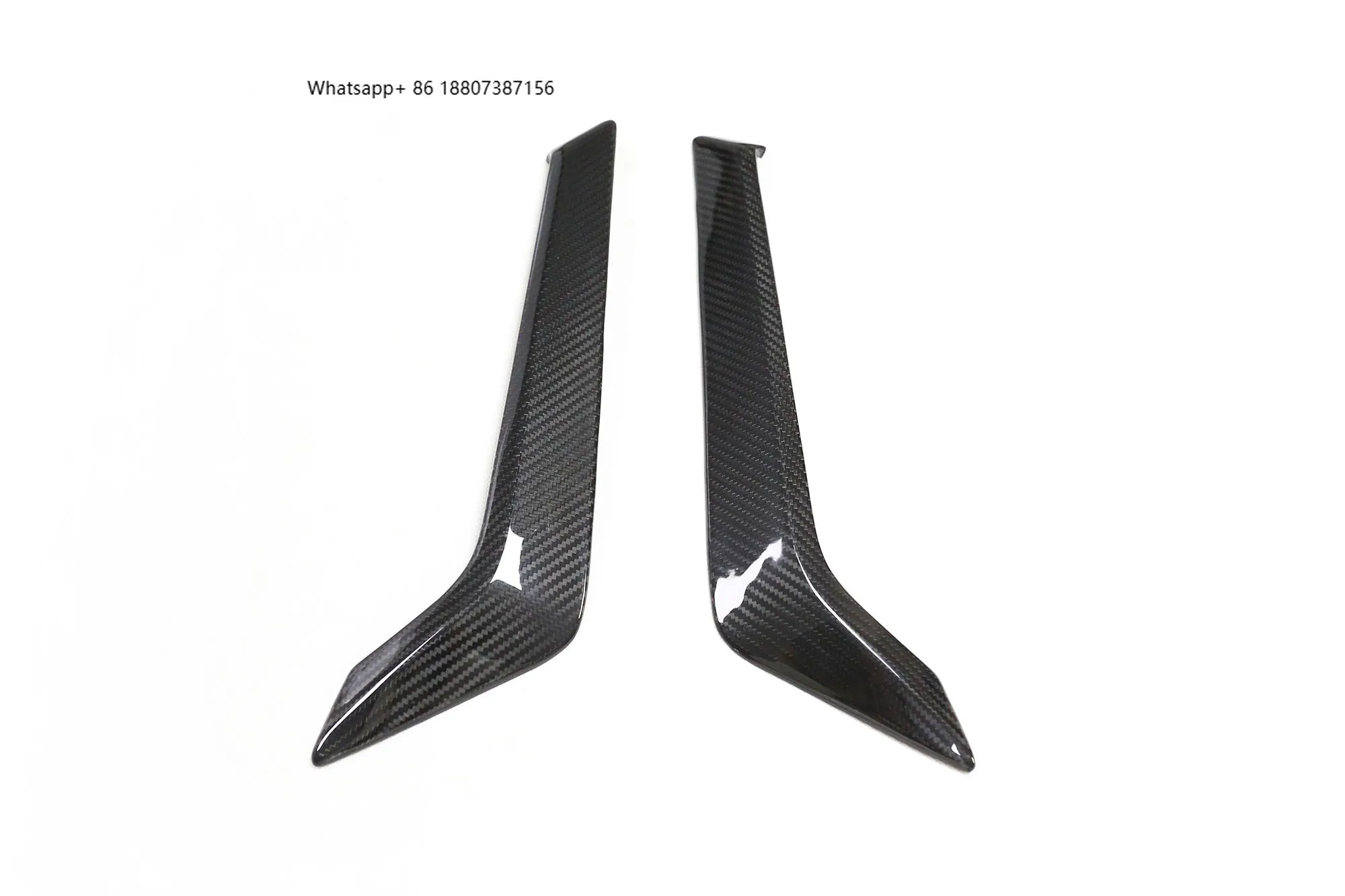 

Dry Carbon Fiber Car Side Fender Air Vent Cover Trim forInfiniti Q60 Q60S 2-Door 2017-2021