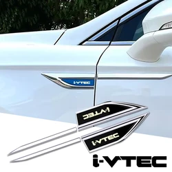 2pcs car accessory Side Doors Blade car stickers car accessories interiors for Honda acura ivtec i-vtec dohc civic accord