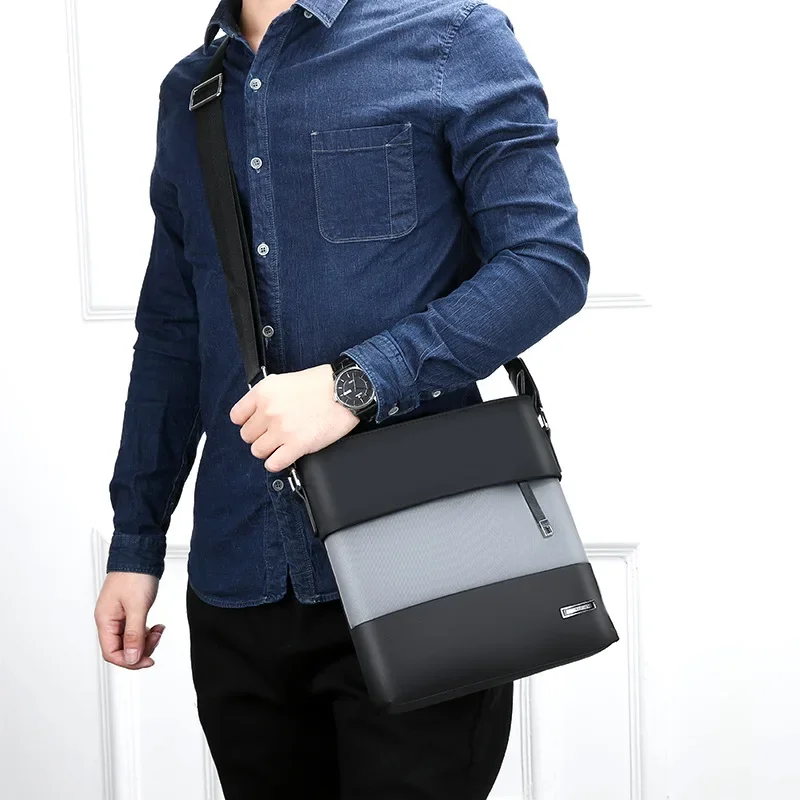 Fashion Casual Men\'s Handbag Shoulder Bag High Quality Nylon Fabric Messenger Bag Stylish Male Crossbody Shoulder Bag Bolsos SAC