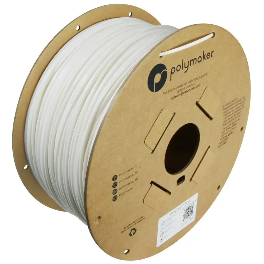 

Нить PLA, белая нить PLA для 3D-печати 2,85 мм, 3 кг, нить PLA для 3D-принтера PolyLite, точность размеров 0,03 мм, совместимость