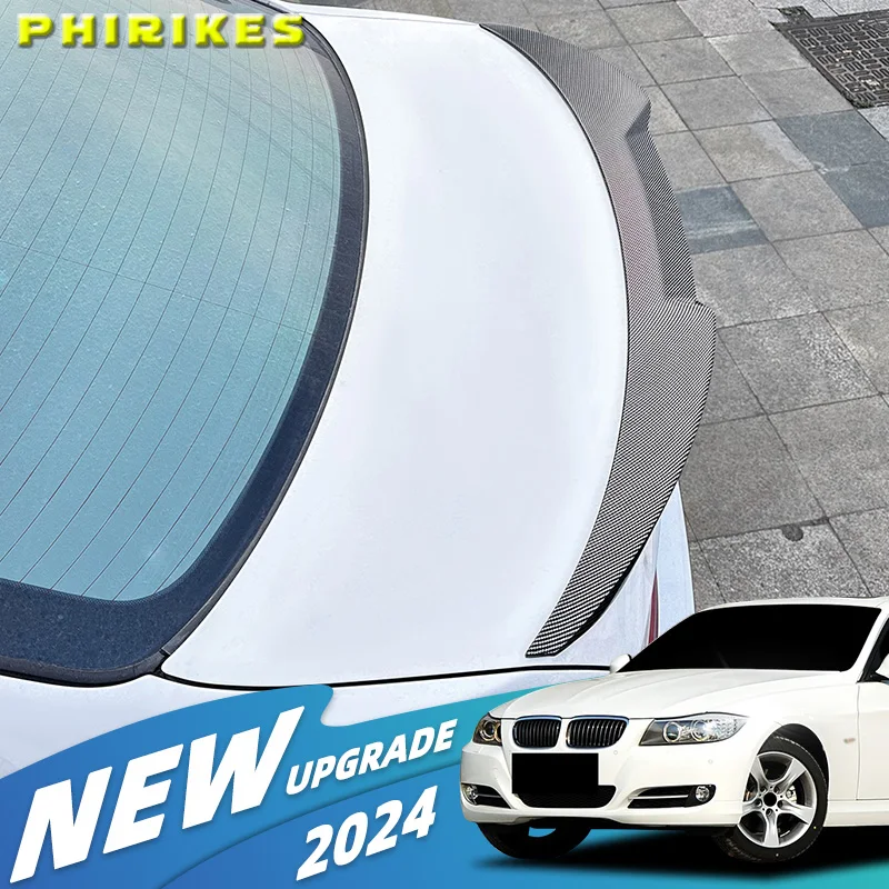 

Для BMW 3 серии E90 2005-2012 M4 стиль лезвия хвостовое крыло верхнее фиксированное крыло спойлер внешняя модификация украшение