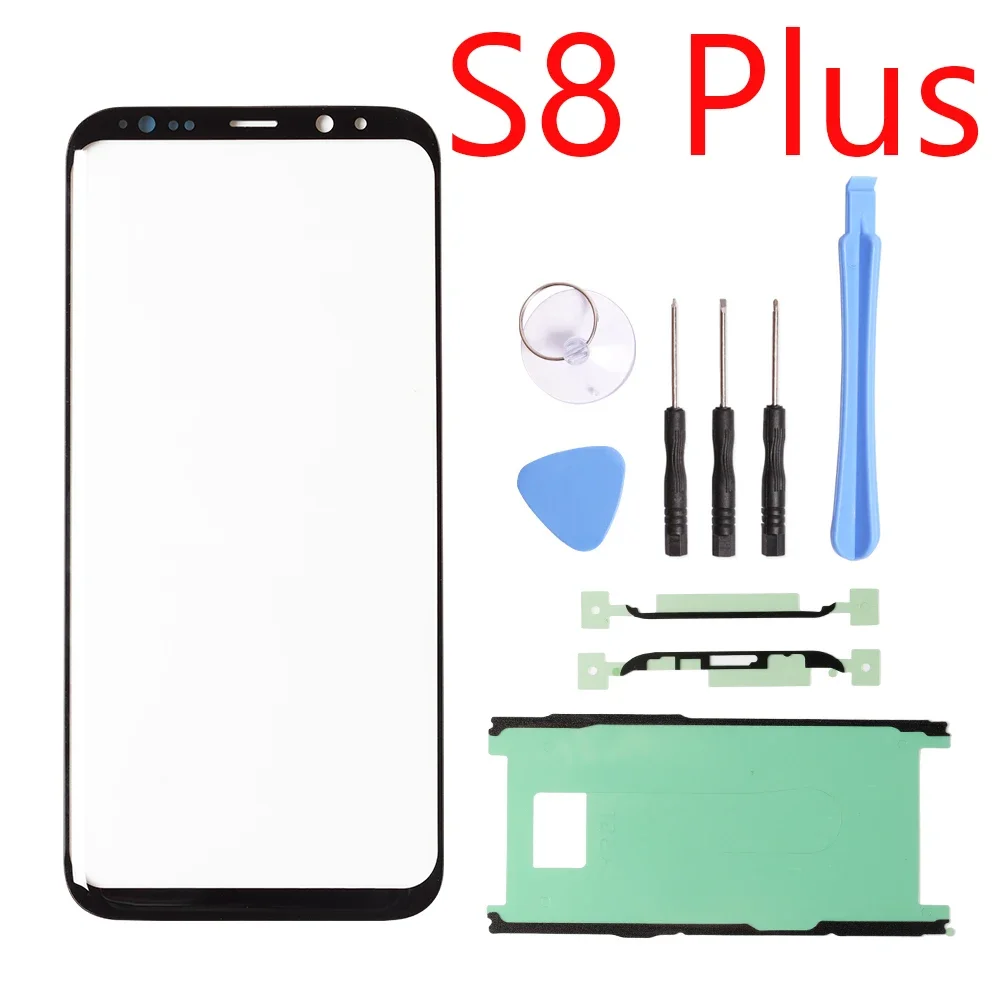 MNAZ 1pcs For Samsung Galaxy S8 S9 G960 S9 Plus S10 Note 8 9 10 20 Plus Front Outer Touch Screen Glass Lens Replacement parts