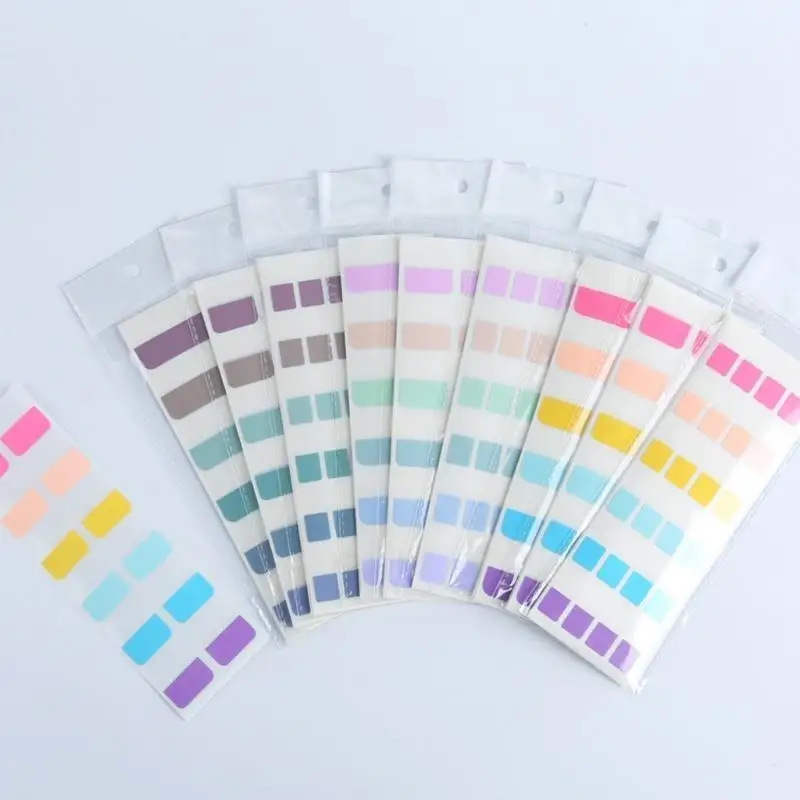 أعلام علامات تبويب الملفات الملونة لعلامات تبويب الملاحظات، وعلامات تبويب الفهرس، وعلامات تبويب الكتب، وتسميات علامات الصفحات #3